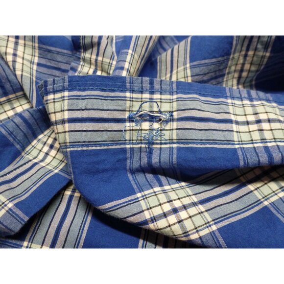 Orvis Heritage Wash Plaid Shirt Men’s Size Large Cotton Button Down Casual - Picture 7 of 14